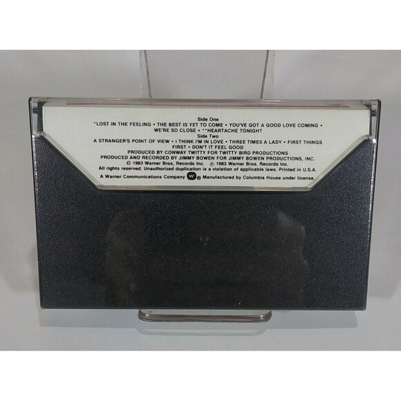 VTG Conway Twitty Lost In The Feeling New SEALED Cassette Tape 1983 WB W4-23869 - Picture 2 of 4